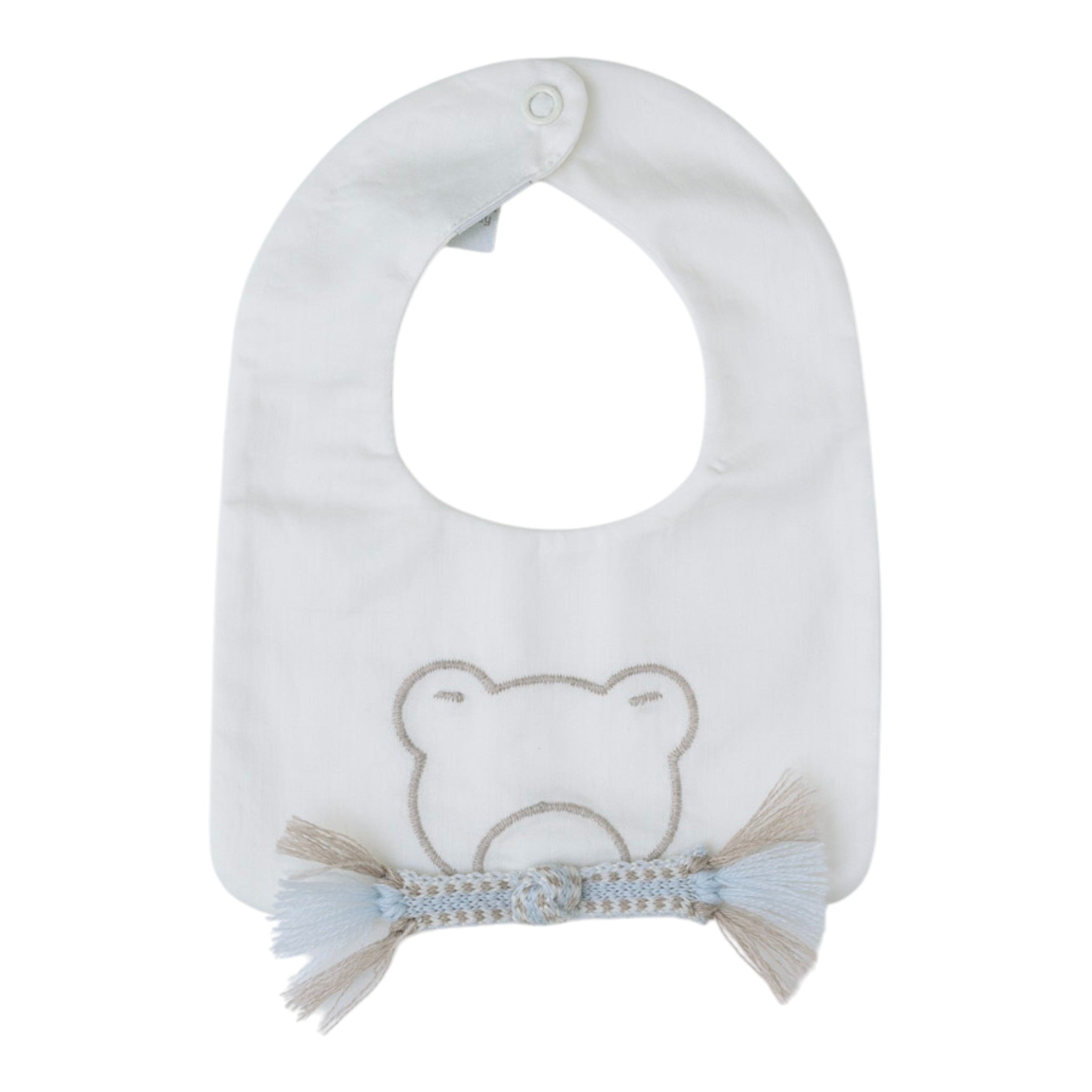 Bavetta Orsetto Neonato VANIGLIA IN53BAV/C corredino e abbigliamento neonato | NANU' BABY