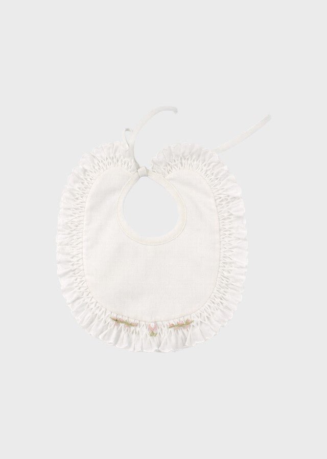 Bavetta Punto Smok Rosa SOFIA/BV corredino e abbigliamento neonato | NANU' BABY