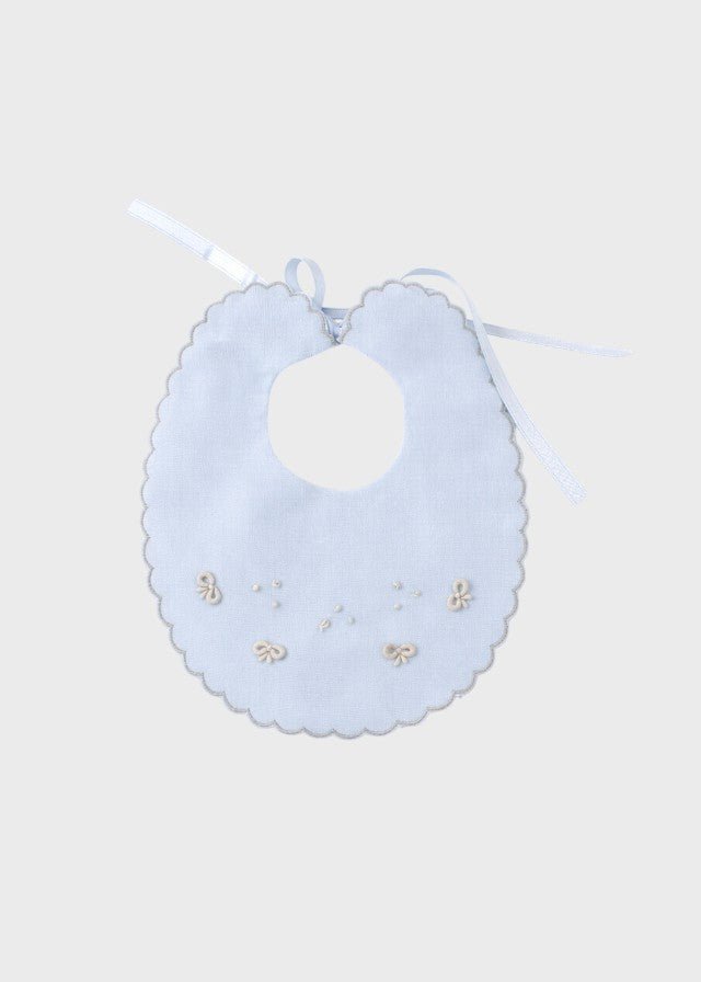 Bavetta Punto Vapore Azzurro ROBERTO/BV corredino e abbigliamento neonato | NANU' BABY