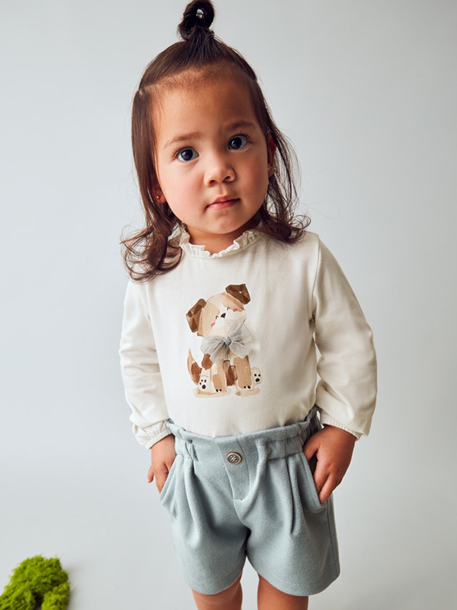 Bermuda punto twill Bimba CIELO 2261/15 corredino e abbigliamento neonato | NANU' BABY