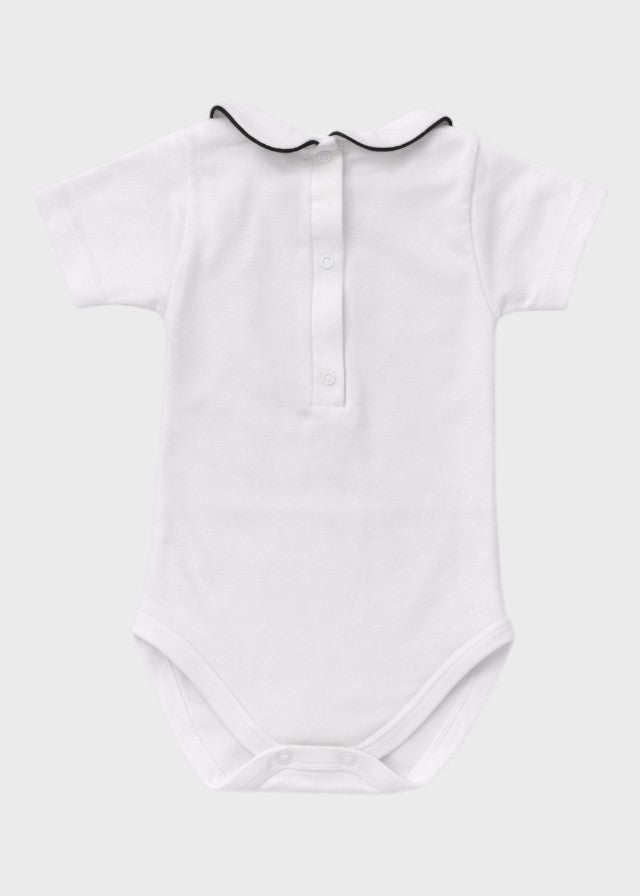 Body Camicia Bimbo Cotone Bianco C63116 corredino e abbigliamento neonato | NANU' BABY