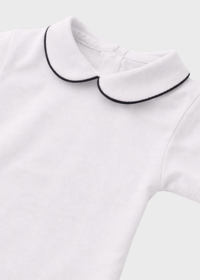 Body Camicia Bimbo Cotone Bianco C63116 corredino e abbigliamento neonato | NANU' BABY