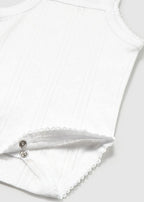 Body Cotone Giromanica Bianco 1702/82 corredino e abbigliamento neonato | NANU' BABY