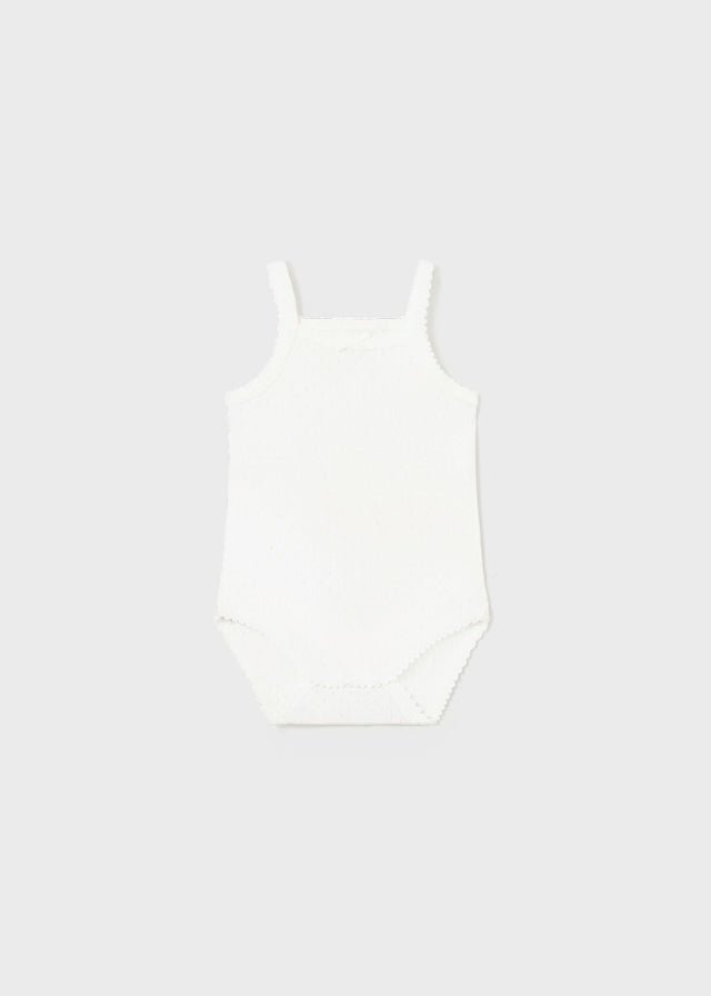 Body Intimo Bretellina Ecru 1790 corredino e abbigliamento neonato | NANU' BABY