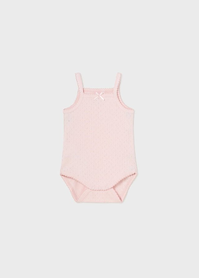 Body Intimo Bretellina Rosa 1790 corredino e abbigliamento neonato | NANU' BABY