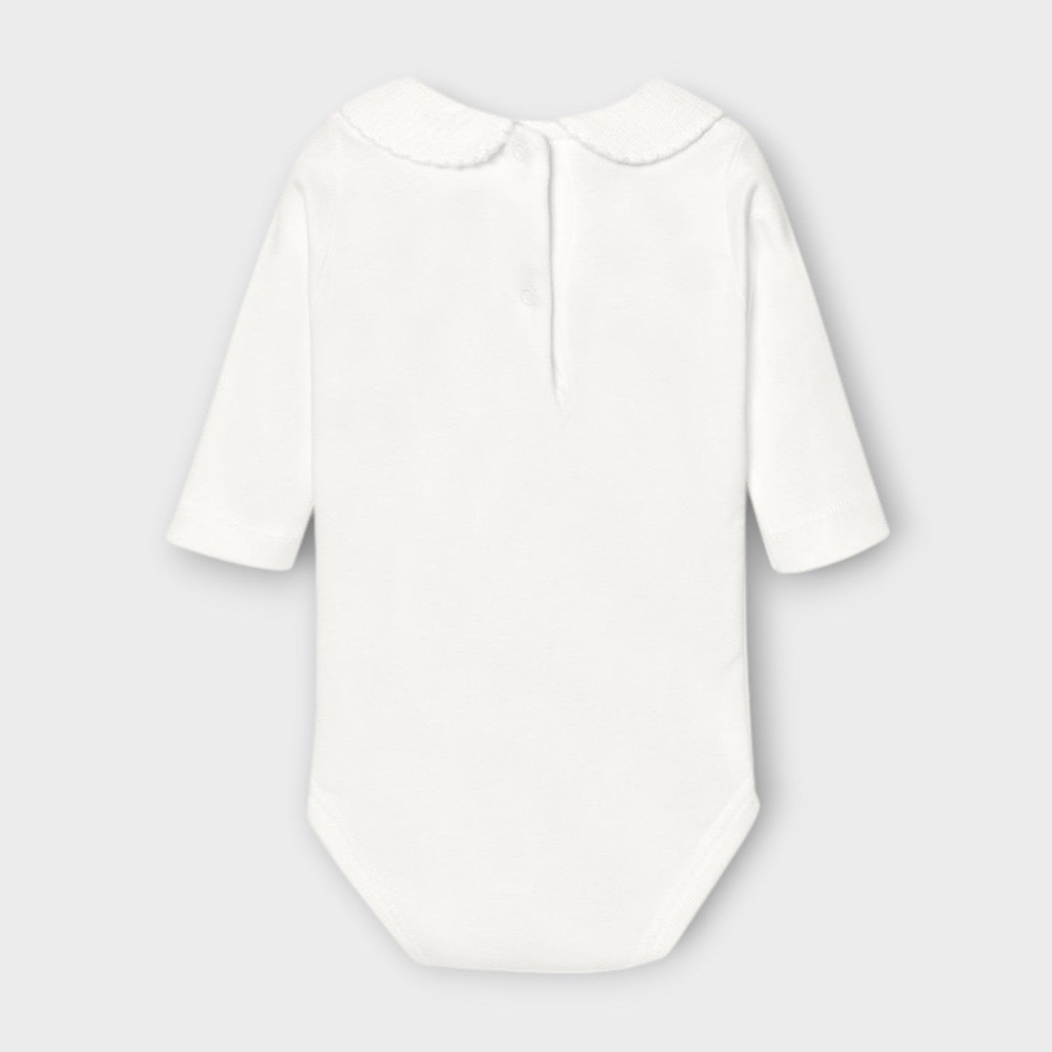 Body Intimo Piquè Bianco 1188B corredino e abbigliamento neonato | NANU' BABY