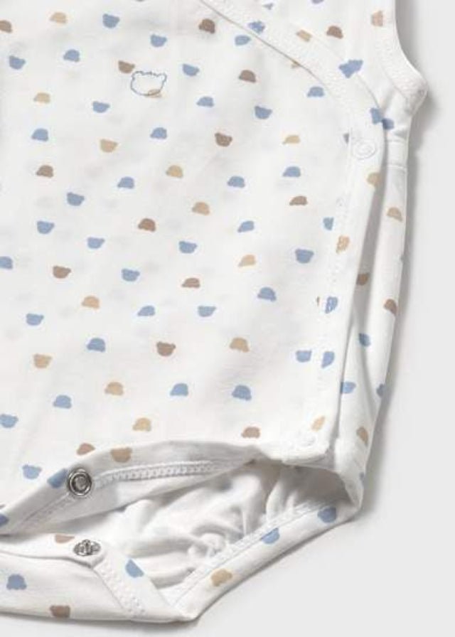 Body Intimo Smanicato Azzurro 1702 corredino e abbigliamento neonato | NANU' BABY