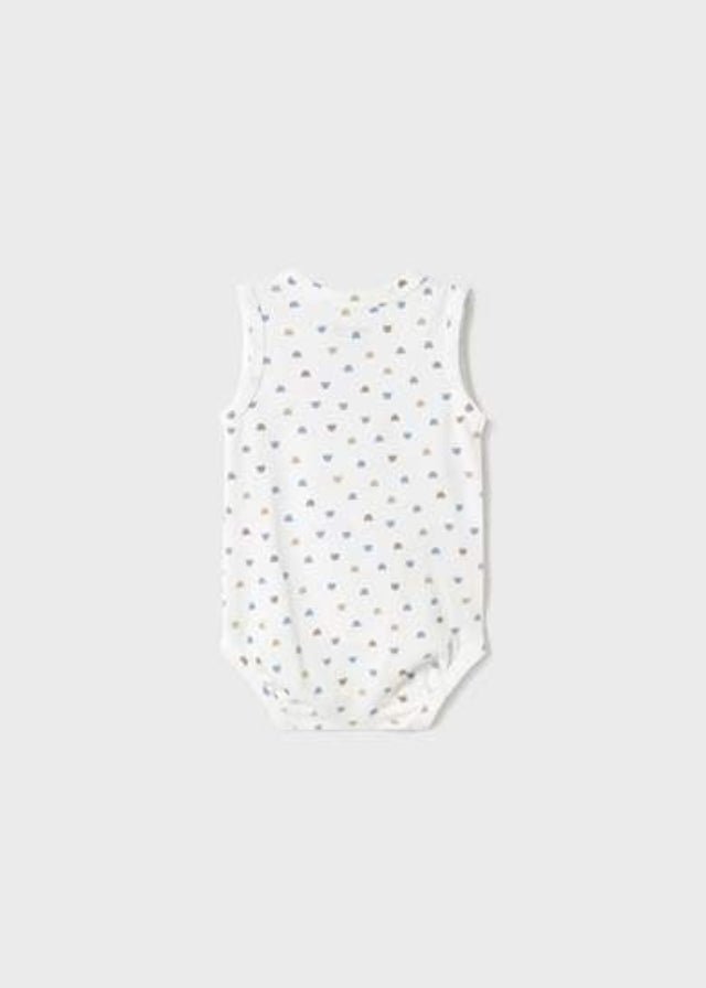Body Intimo Smanicato Azzurro 1702 corredino e abbigliamento neonato | NANU' BABY