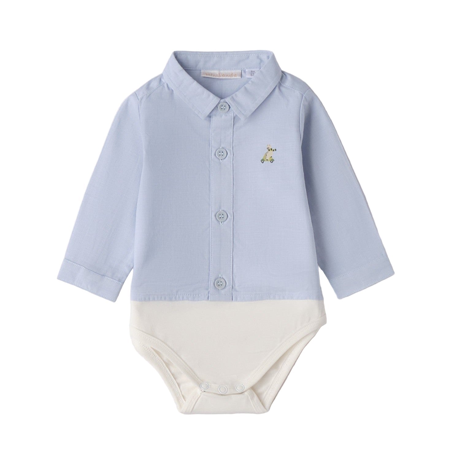 Body Ml Bimbo Blu 3F603/3964 corredino e abbigliamento neonato | NANU' BABY