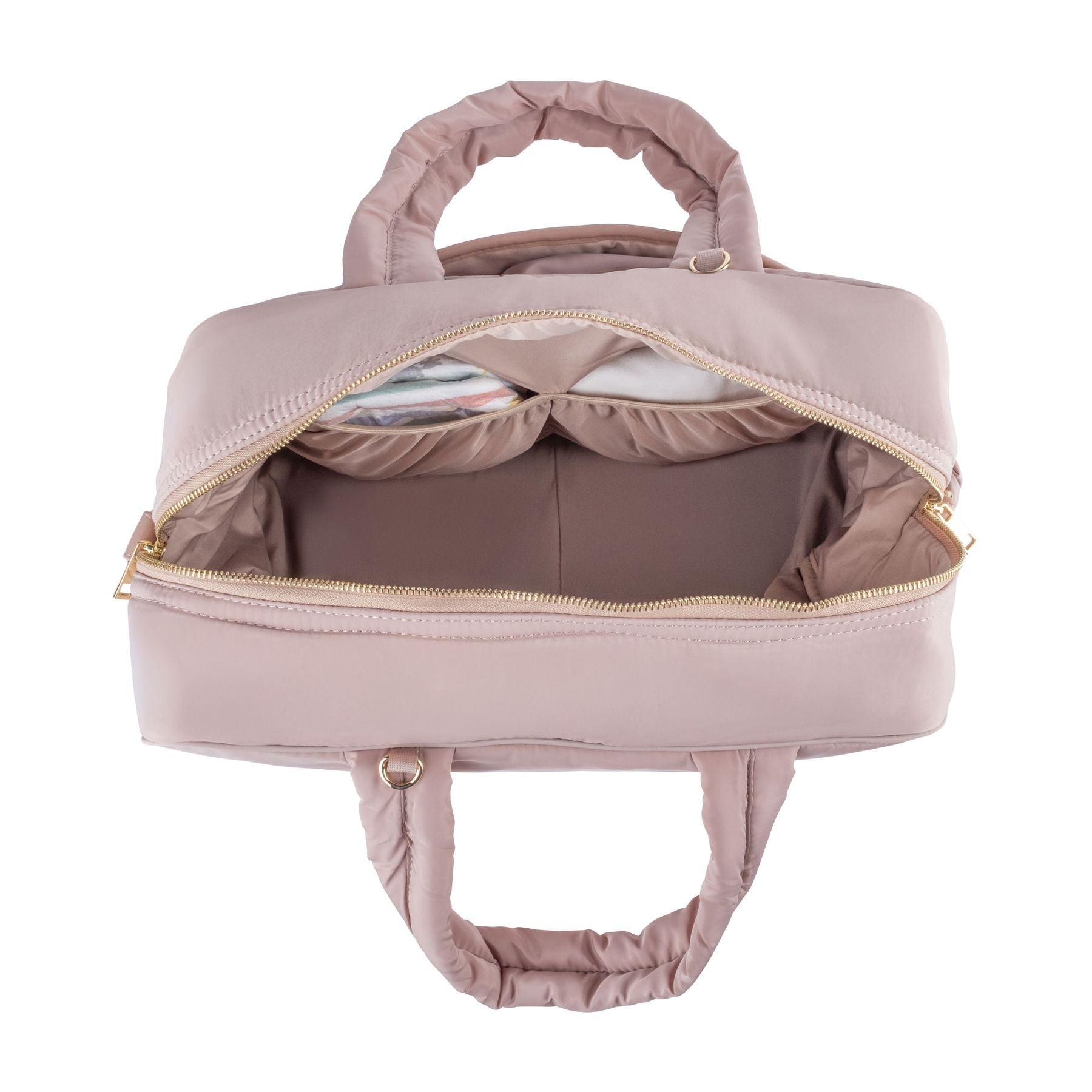 Borsa 48 ore Rosa Cipria LOVE BAG - Tessuto Premium corredino e abbigliamento neonato | NANU' BABY