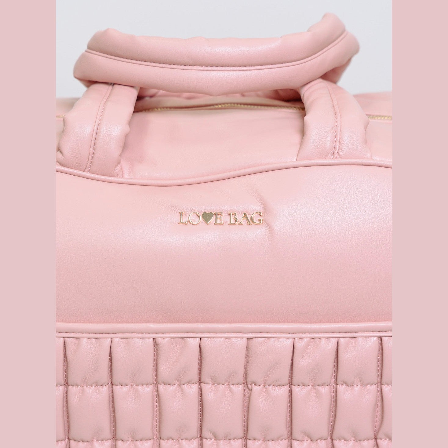 Borsa 48 ore XL Rosa LOVE BAG - Ecopelle Premium corredino e abbigliamento neonato | NANU' BABY