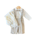 Boy's Ceremony Bermuda Suit, Vanilla Color, IK20660