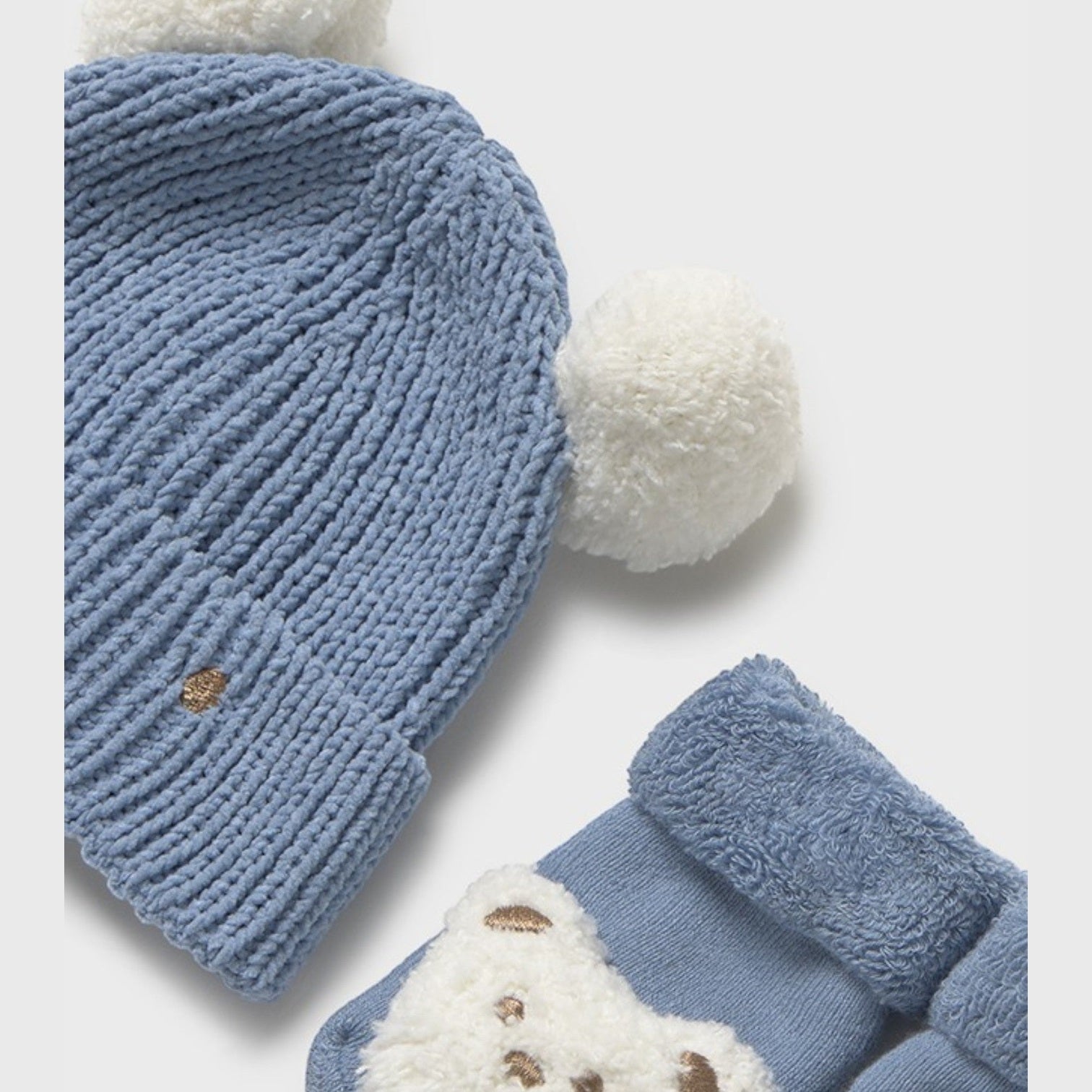 Set cappello e calzini  AZZURRO 9933/81 -  NANU' BABY