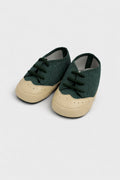 Oxford Shoe Green Fabric SM39164/T26
