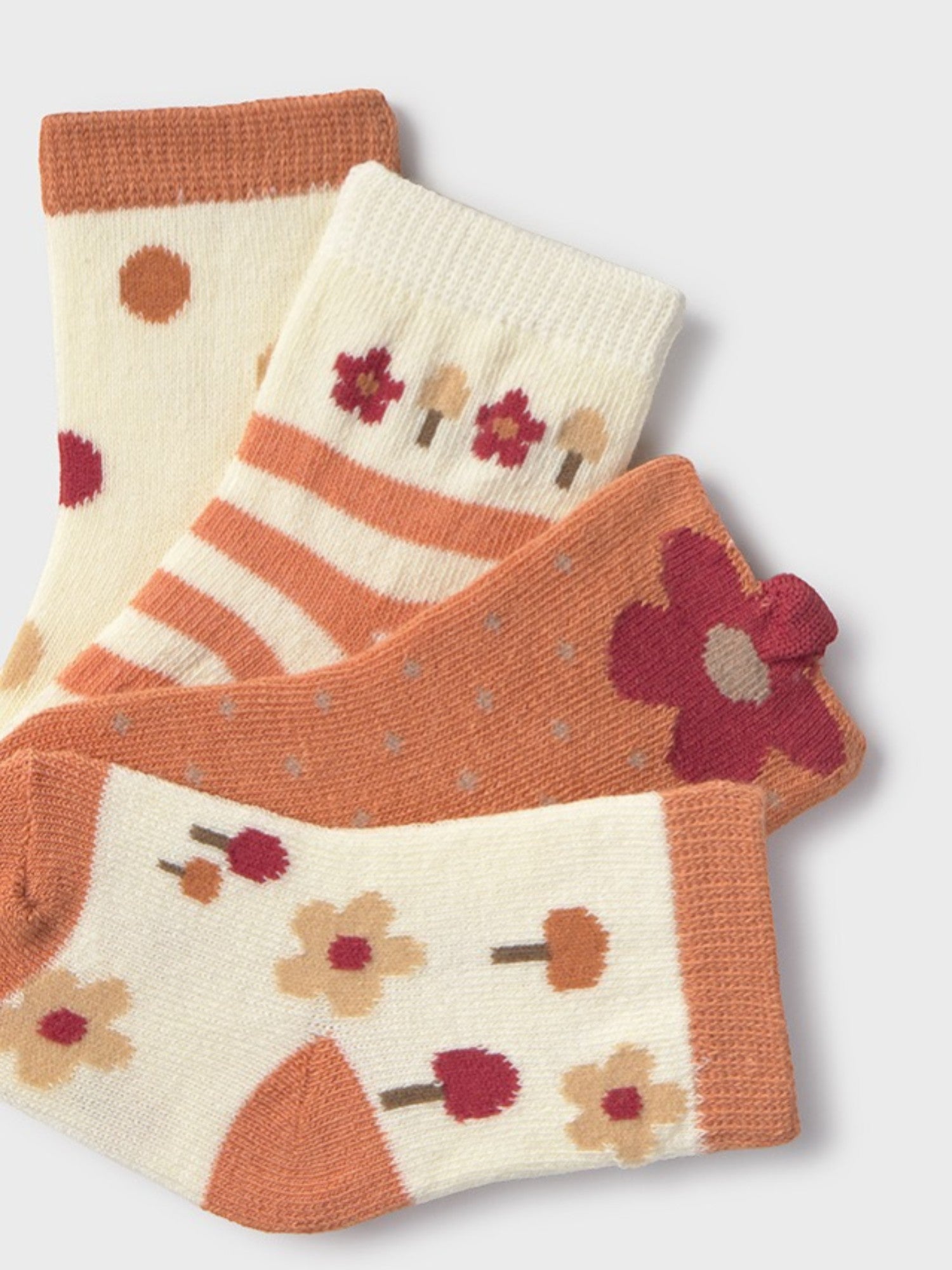 Orange Baby Socks 9921/65