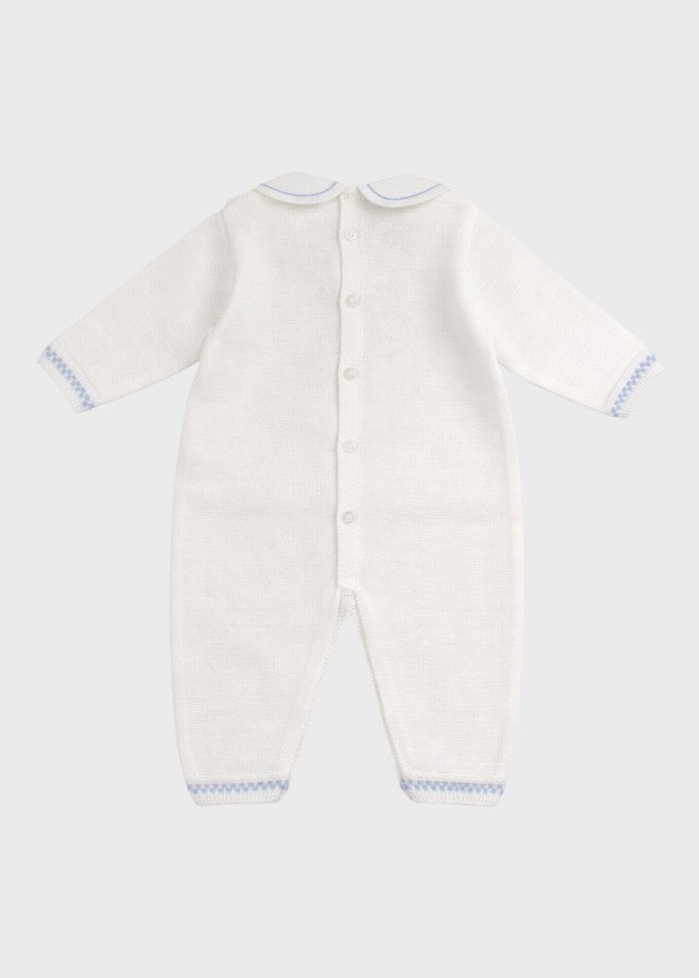 Sky Blue Teddy Long Romper EK5710/C