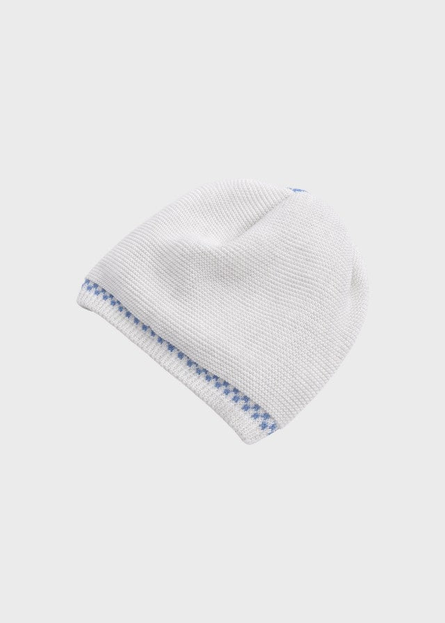 Cappellino Cotone Cielo Polvere EK5771/C corredino e abbigliamento neonato | NANU' BABY