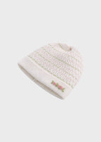 Cappellino Cotone Rosa Pesco EK1371 corredino e abbigliamento neonato | NANU' BABY