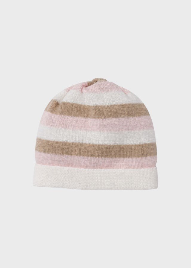 Cappellino Cotone Rosa Sabbia EK6071/R corredino e abbigliamento neonato | NANU' BABY