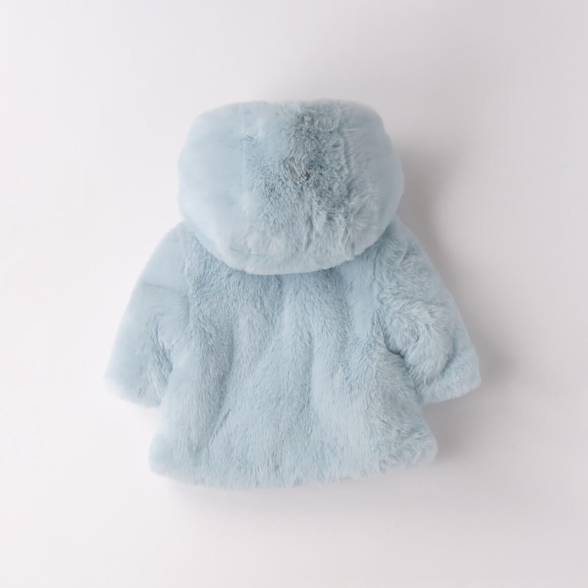 Cappotto Eco - Pelle Pelliccia Bimba Bianco 3F735/3942 corredino e abbigliamento neonato | NANU' BABY