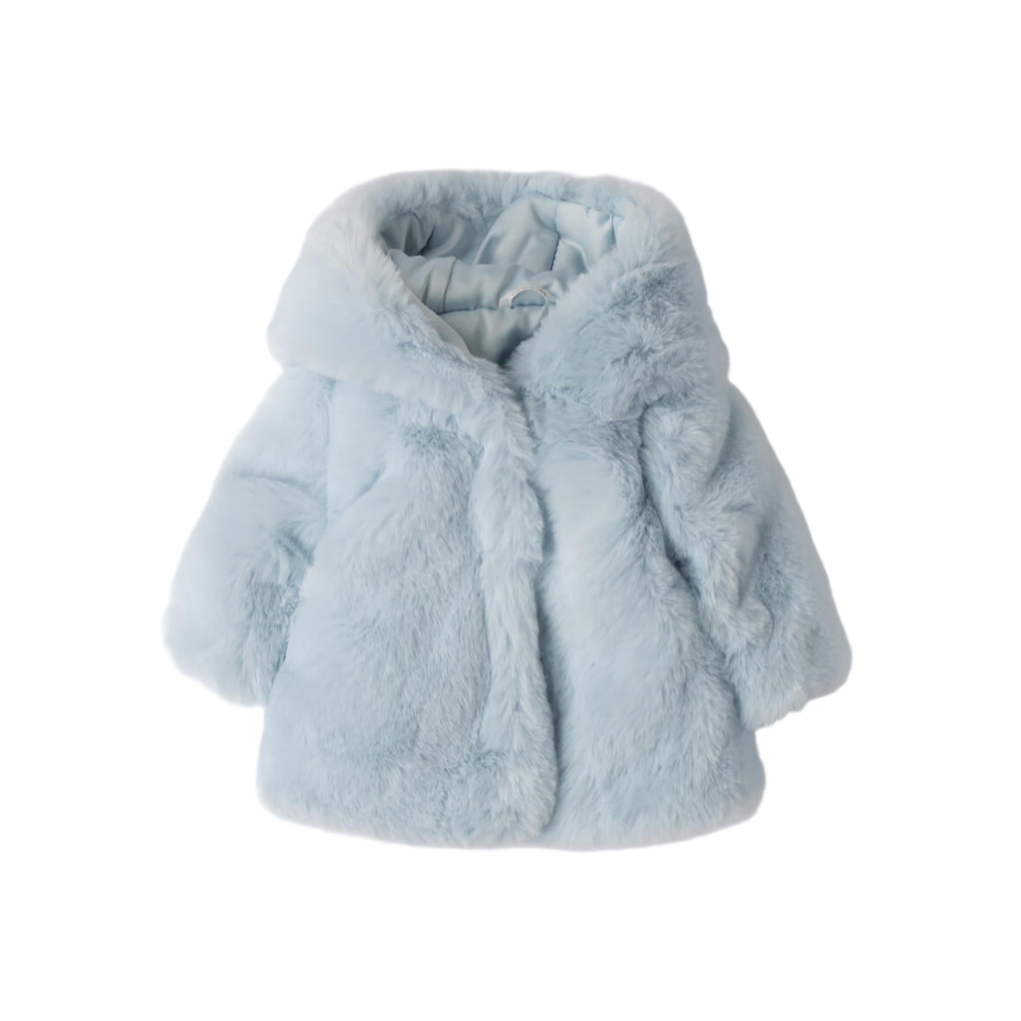 Cappotto Eco - Pelle Pelliccia Bimba Bianco 3F735/3942 corredino e abbigliamento neonato | NANU' BABY