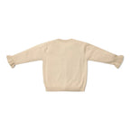 Cardigan lavorato a maglia - Giardino delle fate Bimba Avorio CL25092031 corredino e abbigliamento neonato | NANU' BABY