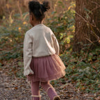 Cardigan lavorato a maglia - Giardino delle fate Bimba Avorio CL25092031 corredino e abbigliamento neonato | NANU' BABY