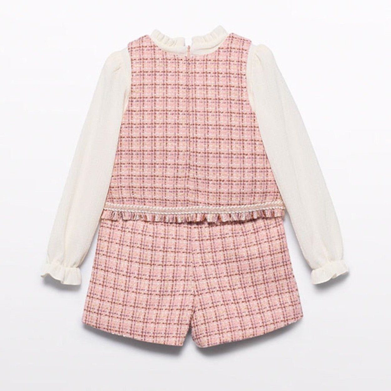 Compl. bermuda tweed Bimba Rosa 5727/8 corredino e abbigliamento neonato | NANU' BABY