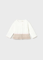 Completo 3 Pezzi Cotone Avorio 1507/85 corredino e abbigliamento neonato | NANU' BABY