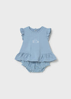 Completo 4 Pezzi Cotone Turchese 1639/70 corredino e abbigliamento neonato | NANU' BABY