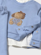 Completo Bimba AZZURRO 2560/18 corredino e abbigliamento neonato | NANU' BABY