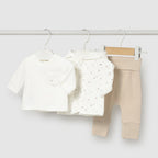 Completo Bimbo Beige 2631/49 corredino e abbigliamento neonato | NANU' BABY