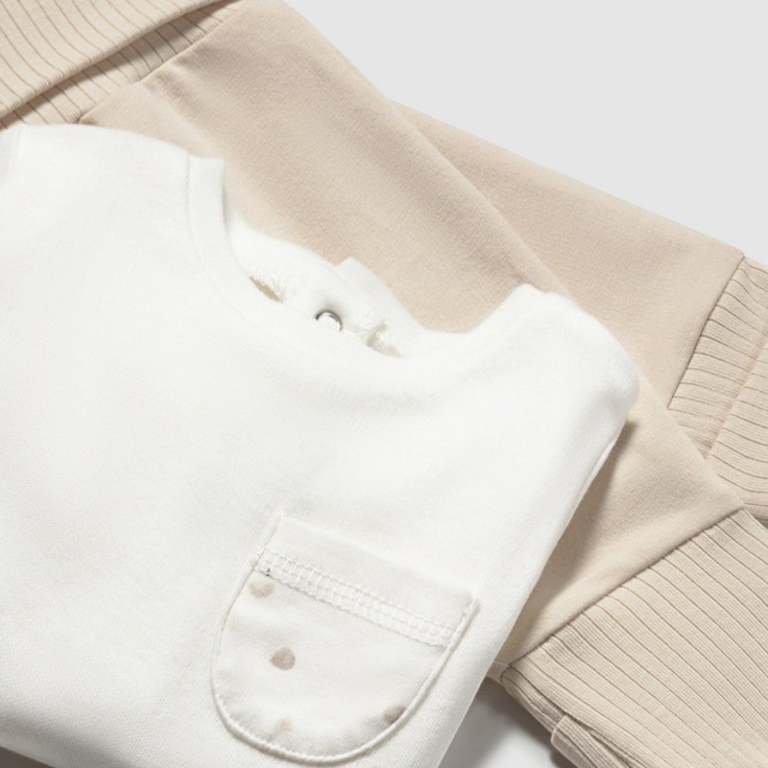 Completo Bimbo Beige 2631/49 corredino e abbigliamento neonato | NANU' BABY