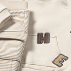 Completo Bimbo Marrone 2639/36 corredino e abbigliamento neonato | NANU' BABY