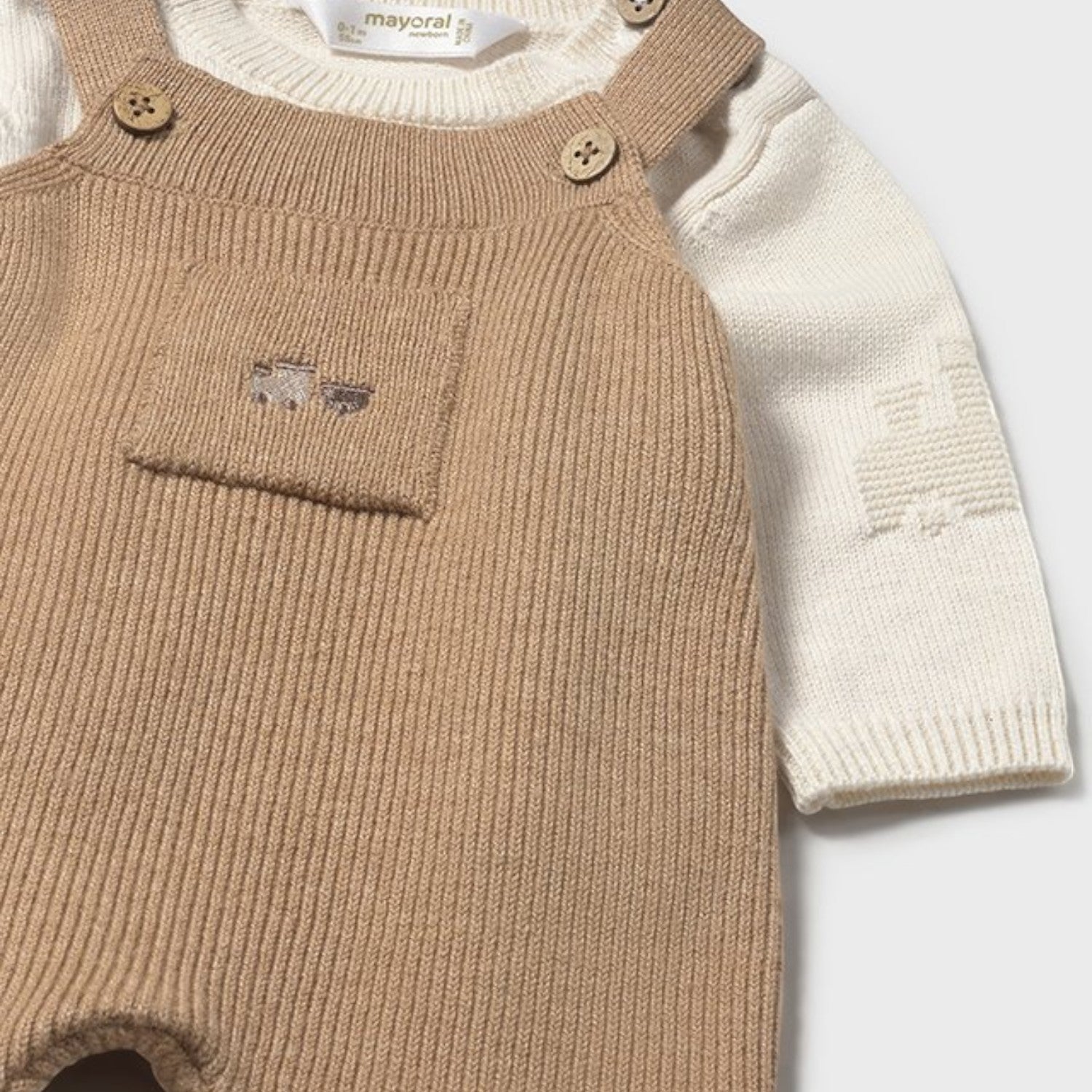 Completo Bimbo Marrone 2646/10 corredino e abbigliamento neonato | NANU' BABY