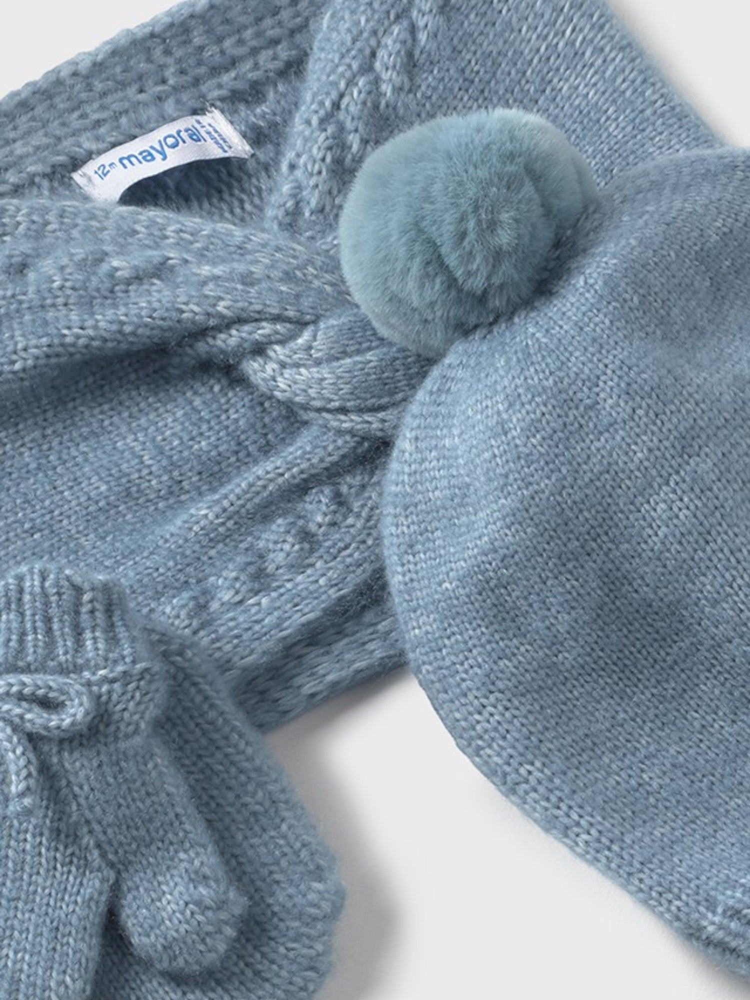 Completo cappello mutanda muffol CIELO 10019/46 corredino e abbigliamento neonato | NANU' BABY