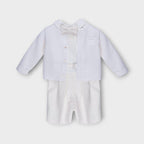 Completo Cerimonia Bimbo Giacchino Lana Vaniglia IM20260L corredino e abbigliamento neonato | NANU' BABY