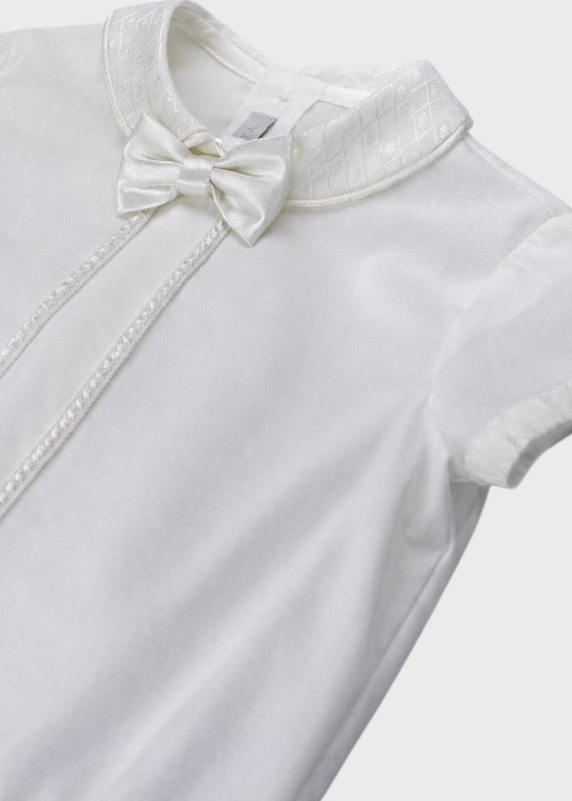 Completo Cerimonia Elegante Panna B3411/94 corredino e abbigliamento neonato | NANU' BABY