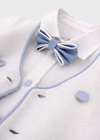 Completo Cerimonia Elegante Panna G3442/206 corredino e abbigliamento neonato | NANU' BABY