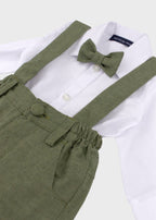 Completo Cerimonia Gilet Bermuda Verde corredino e abbigliamento neonato | NANU' BABY