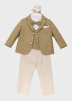 Completo Cerimonia Verde MN568442/4951 corredino e abbigliamento neonato | NANU' BABY