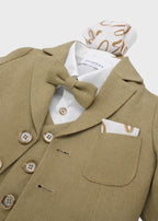 Completo Cerimonia Verde MN568442/4951 corredino e abbigliamento neonato | NANU' BABY