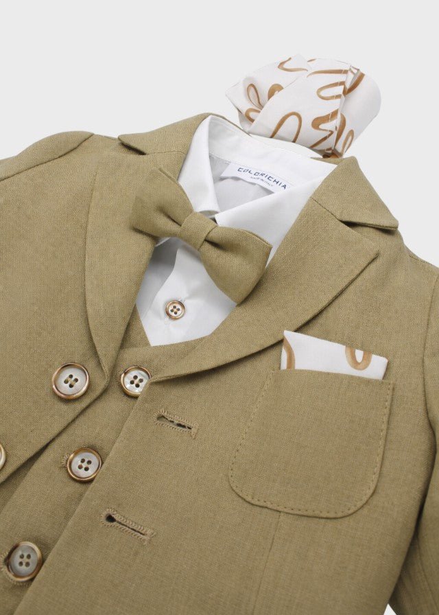 Completo Cerimonia Verde MN568442/4951 corredino e abbigliamento neonato | NANU' BABY