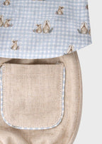 Completo Coniglietti Cielo 0012/59 corredino e abbigliamento neonato | NANU' BABY