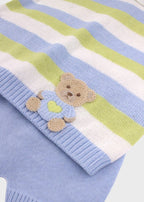 Completo Corto Teddy Cielo EK6052/C corredino e abbigliamento neonato | NANU' BABY
