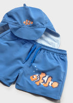 Completo Costume Cappello Blu 1662/20 corredino e abbigliamento neonato | NANU' BABY