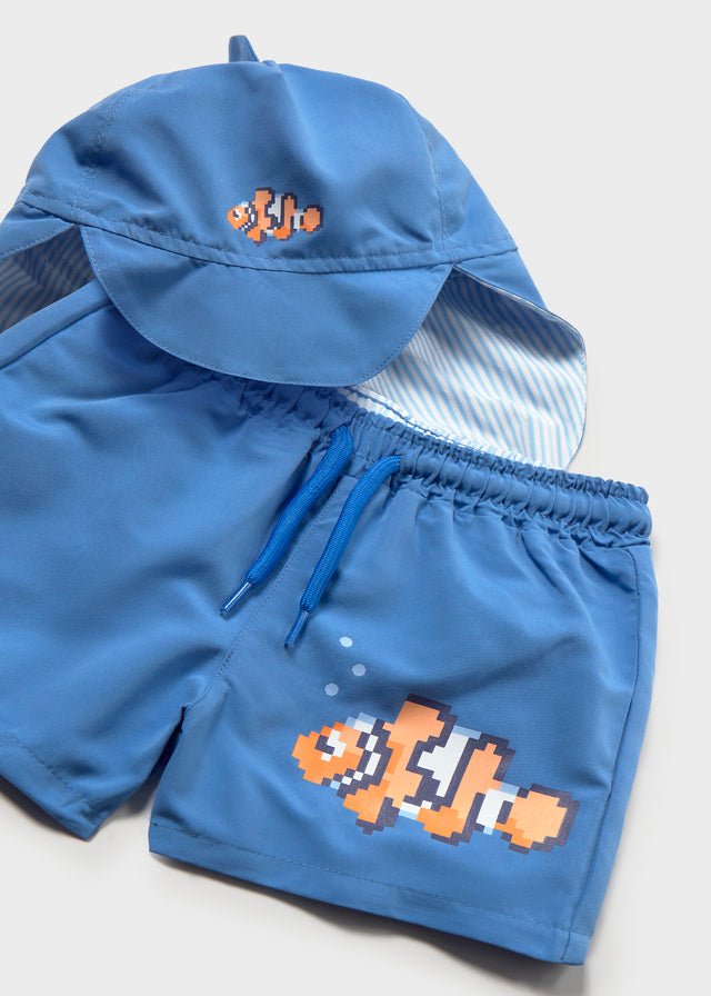 Completo Costume Cappello Blu 1662/20 corredino e abbigliamento neonato | NANU' BABY