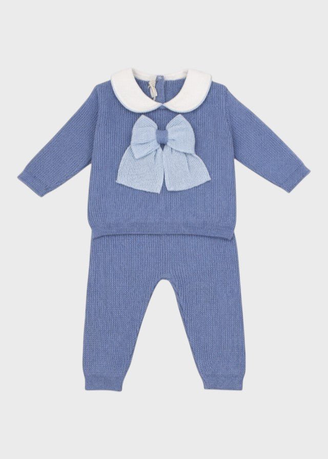 Completo Cotone Fiocco Petalo INGLESE/596 - C corredino e abbigliamento neonato | NANU' BABY
