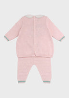 Completo Cotone Mongolfiera Rosa EK5019R corredino e abbigliamento neonato | NANU' BABY