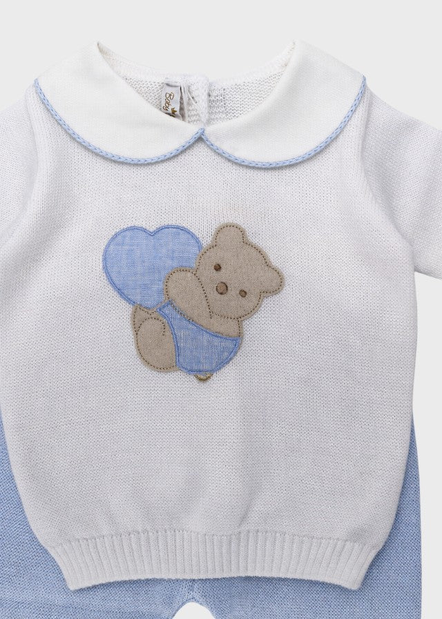 Completo Cotone Orsetto Petalo 576 corredino e abbigliamento neonato | NANU' BABY